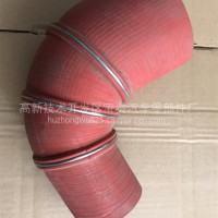 东风天龙大力神中冷器硅胶管。/YJ6103G