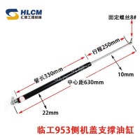 装载机侧门支撑杆伸缩杆后机罩铲车气弹簧引擎盖气顶液压杆可定做/装载机气弹簧
