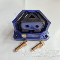 陕汽德龙X3000发动机前悬置软垫/发动机前支撑/前引脚垫/DZ95259590116