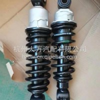 红岩杰狮驾驶室前翻转轴弹簧减震器 后悬置龙门架气囊减震器/5801304754