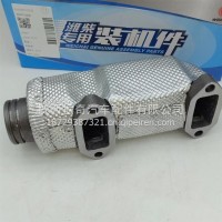 潍柴WP12重卡排气支管前中后三节排气管612630110735/0736/1083/612630110735