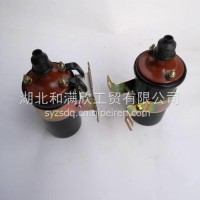 东风EQ6100汽油发动机点火线圈12伏公交车尖头教练车/DQ136