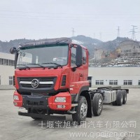 神河联达宝旭龙卡特种作业车底盘钻机车修井车固井车压裂车采油车洗井车洗井清蜡车随车吊低平板清障车8*4/ESH5418TXJ红色大力神