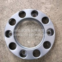 货车配件防尘盘轮毂盖前轮脚踏圈螺丝保护罩防护罩铁前轮毂护罩盖/欧曼事故配件