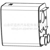 MT13国Ⅴ消声器总成/WG9925540545