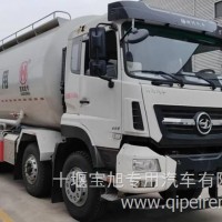 神河联达宝旭龙卡低密度粉粒物料运输车底盘专用车8*4前四后八修井机修井车压裂车固井车钻机车钻井机/EBX5316GFL低密度粉粒物料运输车