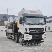 神河联达钻机车宝旭龙卡钻机车底盘专用车前四后八修井机修井车压裂车固井车钻机车钻井机/前四后八EBX5398TZJ钻机车
