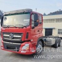 神河联达宝旭龙卡特种作业车底盘钻机车修井车固井车压裂车采油车洗井车洗井清蜡车随车吊低平板清障车/ESH5338TBX红色大力神宝旭龙卡