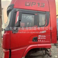 二手德龙X3000红色高顶国五驾驶室总成/二手X3000高顶红