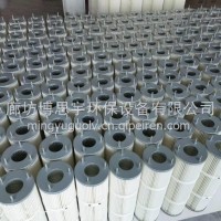 博思宇净化 真空上料机滤芯 涤纶针刺毡滤袋吸料机过滤棒 黄色注胶 盖吸料机滤/133*2000除尘滤芯