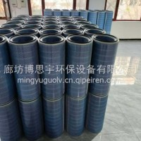 博思宇净化 工厂批发新能源锂电池除尘滤芯纳米阻燃滤筒覆膜防静电除尘滤芯/350*660除尘滤芯