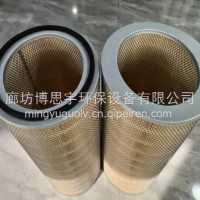 博思宇净化 六耳快拆滤芯喷涂喷塑抛丸机滤芯325*900卡盘聚酯覆膜 空气滤芯/350*660除尘滤芯