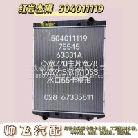 红岩杰狮水箱依维柯水箱重卡大货车水箱散热器中冷器/红岩杰狮50401119