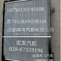 柳汽乘龙H7H6H5 T7T5重卡牵引车水箱散热器加厚加固/1H7W135F45X0B