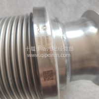 东风天锦KR排气管金属软管伸缩管/1202010-TR800