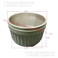半挂车配件制动鼓中国卡车13吨制动鼓16吨增强直肋制动鼓欧洲卡车/13T