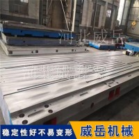 大型铸铁平台 6×4米定制｜加强筋密布设计 支持来图加工/2000*4000