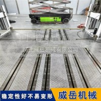灰铁HT200地轨|机壳泵体专用T型槽铸铁地轨耐磨损/3000*5000