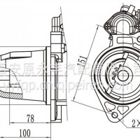 6DL奥威减速起动机 JD/QDJ2761S 24V/JD/QDJ2761S 24V
