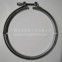 适配东风天龙天锦后外理PDF抱箍 V型卡箍2871861/2871861