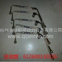 潍柴WP10发动机空压机进油管/612600130326