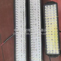 车灯超亮led大灯强光12v24伏长条射灯货车汽车中网挖机铲车顶杠灯/LED杠灯