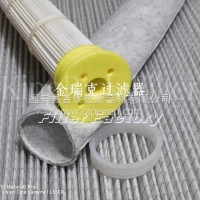 成品输送料仓用133*2000PU胶头滤筒覆膜72*600滤筒/133*2000