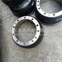 HD90009440039陕汽新款德龙X3000前制动鼓前刹车鼓/HD90009440039