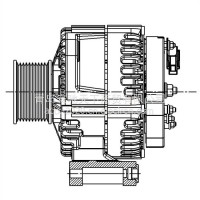 玉柴YCS06 28V 120A 锂电专用电空调发电机JFZ280-1711/S50000-3701100A