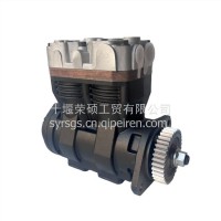 适用于东风康明斯ISBe5.9发动机双杠打气泵空气压缩机 5257939/5257939/5257939