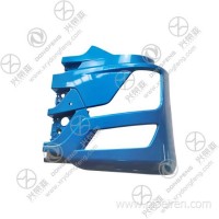 左侧保险杠总成-带雷达支架(青花蓝)东风GX/KX Left bumper assembly-Dongfeng GX/KX/8406923-C6200#F7