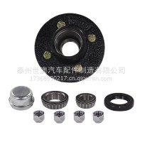 拖车轮毂总成 | 平板拖车牵引全挂车无制动轮毂单元轴承总成哈巴头轴头法兰盘/拖车轮毂总成