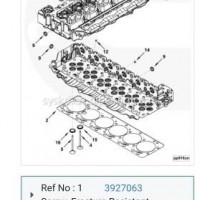 ISB进口气缸盖总成3957386 3957385/3957386 3957385