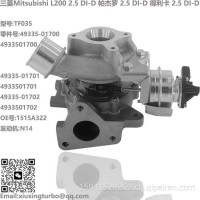 增压器Mitsubishi L200 TF035 4N15 Turbo 1515A322，4933501701，4933501702/49335-01700