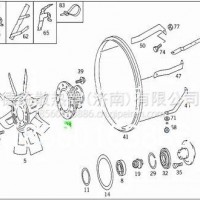 0002004722奔驰 水箱冷却风扇离合器奔驰Actros/0002004722