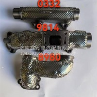 107219814排气管带隔热棉中间节/107219814