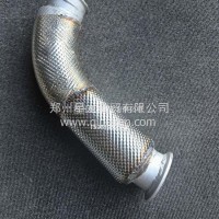 消声器前进气管总成-带保温功能/天锦/1203410-KD1H0/东风/1203410-KD1H0